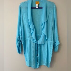 Lightweight jacket/swim cover up